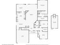 Two-story home floor plan with four bedrooms and a bonus room at 4011 Lafayette Way, Loganville, GA 30052