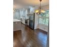 Open concept kitchen with stainless steel appliances at 2534 Creekview Sw Dr, Marietta, GA 30008