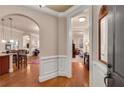 Bright entryway with hardwood floors and views into the living areas at 2300 Peachford Rd # 1209, Atlanta, GA 30338