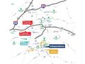 Area map highlighting the location and nearby amenities of the community at 2718 Honey Locust Ct, Loganville, GA 30052