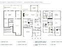 Two-story home floor plan showcasing the layout of rooms, including bedrooms and bathrooms at 5055 Baywood Ln, Woodstock, GA 30188