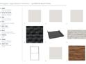 Image showing exterior designer selections for the home, including siding, brick, and roof at 5055 Baywood Ln, Woodstock, GA 30188