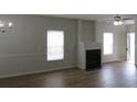 Spacious living area with fireplace at 6511 Grey Fox Way, Riverdale, GA 30296