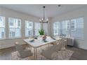 Bright dining room featuring marble table and neutral decor at 535 Hargrove Ln, Decatur, GA 30030