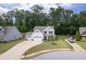 Aerial view of a two-story home with a large yard at 197 Stafford Ln, Villa Rica, GA 30180