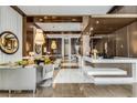 Modern lobby with marble floors and a stylish reception desk at 1820 Peachtree Nw St # 1215, Atlanta, GA 30309