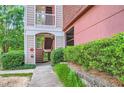 Building exterior showing stairs and landscaping at 4333 Dunwoody Park # 3401, Dunwoody, GA 30338