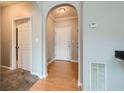 Bright entryway with wood-look floors and neutral walls at 4333 Dunwoody Park # 3401, Dunwoody, GA 30338