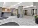 Elegant building lobby with marble floors at 2870 Pharr Court South # 503, Atlanta, GA 30305