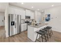 Modern kitchen with stainless steel appliances and granite countertops at 224 Epping St # 7, Stockbridge, GA 30281