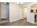 Dining room features hardwood floors and an open concept design at 417 Tina Hely Ct, Stockbridge, GA 30281