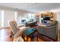 Bright living room featuring hardwood floors and comfortable seating at 1028 Ridge Ave, Stone Mountain, GA 30083