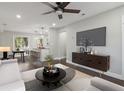 Spacious living room featuring a modern aesthetic and open concept floor plan at 2349 Springdale Sw Rd, Atlanta, GA 30315