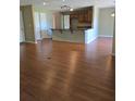 Kitchen with hardwood floors and a breakfast bar at 2055 Springer Walk, Lawrenceville, GA 30043