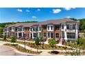 Luxury townhome community with landscaped grounds at 358 Olmstead Way # 25, Alpharetta, GA 30022