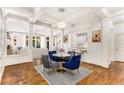 Bright dining room with hardwood floors and view to Gathering room at 1314 Ponce De Leon Ne Ave, Atlanta, GA 30306