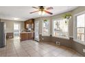 Kitchen with stainless steel appliances and tiled flooring at 2034 Tyler Trce, Lawrenceville, GA 30043