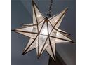 Ornate starburst light fixture in metallic finish at 1640 Alvecote Ct, Cumming, GA 30041