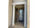 Front entry with columns and brick detail at 5671 Radford Loop, Fairburn, GA 30213