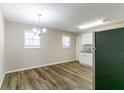 Eat-in kitchen with stainless steel appliances at 8775 Lee Rd, Lithia Springs, GA 30122