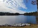 Scenic view of a lake with a partly cloudy sky at 2300 Frontier Nw Dr, Conyers, GA 30012