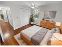 Bright bedroom with hardwood floors and ample closet space at 2320 Capehart Ne Cir, Atlanta, GA 30345