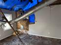 Room with water damage and exposed ductwork at 193 Timber Creek Sw Ln, Marietta, GA 30060