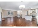 Eat in kitchen with granite countertops and stainless appliances at 2326 Chestnut Log Dr, Lithia Springs, GA 30122