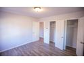 Spacious bedroom with hardwood floors and double closets at 2080 Bluffton Way, Decatur, GA 30035