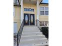 Inviting front entrance with double doors and a classic design at 5005 Dublin Dr, South Fulton, GA 30331
