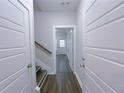 Bright entryway with hardwood floors and staircase at 2005 Ocean Nw Dr, Atlanta, GA 30318