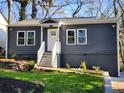 Newly renovated gray house with white trim and landscaping at 1064 Westmoor Dr, Atlanta, GA 30314