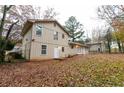 Back of house showing backyard and patio at 5734 Dorian Ct, Lithonia, GA 30058