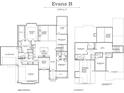 Two-story home floor plan, 3868 sq ft, features 3-4 bedrooms, bonus room, and 3-4 baths at 336 Mont Harmony Sw Rd, Powder Springs, GA 30127