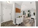 Clean entryway with tile flooring and white storage at 2161 Peachtree Rd # 508, Atlanta, GA 30309