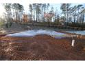 New home construction; foundation is prepared for building at 4435 Beechnut Cir, Cumming, GA 30028