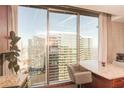 Modern kitchen with stainless steel appliances and granite countertops at 855 Peachtree Ne St # 2412, Atlanta, GA 30308
