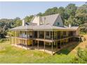 Large, multi-level deck under construction on a two-story home at 772 Old Lathemtown And 776 Rd, Canton, GA 30115