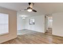 Open concept dining area with kitchen views at 3263 Long Iron Pl, Lawrenceville, GA 30044