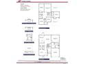 Two-story home floor plan; 5 bedrooms, 3.5 baths, 2-car garage, and optional features at 5004 Fairview Cir, Villa Rica, GA 30180
