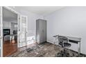 Bright home office with desk, chair, and built-in cabinet at 3282 Victoria Sw Park, Atlanta, GA 30331