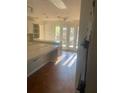 Spacious kitchen with island and access to backyard at 3262 Carriage Way, Marietta, GA 30062