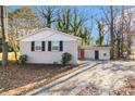 Newly renovated ranch home showcasing a freshly painted exterior at 2307 Cresta Dr, Decatur, GA 30032