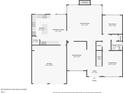 First floor plan showing kitchen, Gathering room, and garage at 3077 Eastbrook Sw Ter, Atlanta, GA 30331