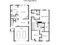 Two-story floor plan including a two-car garage, Gathering room and 3 bedrooms at 7167 Rigel Sw Bnd, Atlanta, GA 30331