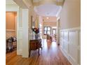 Bright entryway with hardwood floors and decorative molding at 1255 Mcminn Way, Snellville, GA 30078