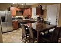 Eat-in kitchen with granite countertops and stainless steel appliances at 5626 Laurel Ridge Dr, Atlanta, GA 30344