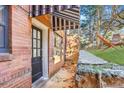 Brick building exterior with striped awning and walkway at 320 3Rd Ne St # 1, Atlanta, GA 30308