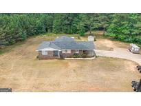 Ranch house with a shed and spacious yard at 409 N Green Cir, Mcdonough, GA 30252