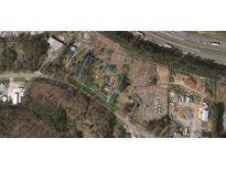 Aerial view of a lot located near a highway at 1117 Highway 293 Se, Cartersville, GA 30121